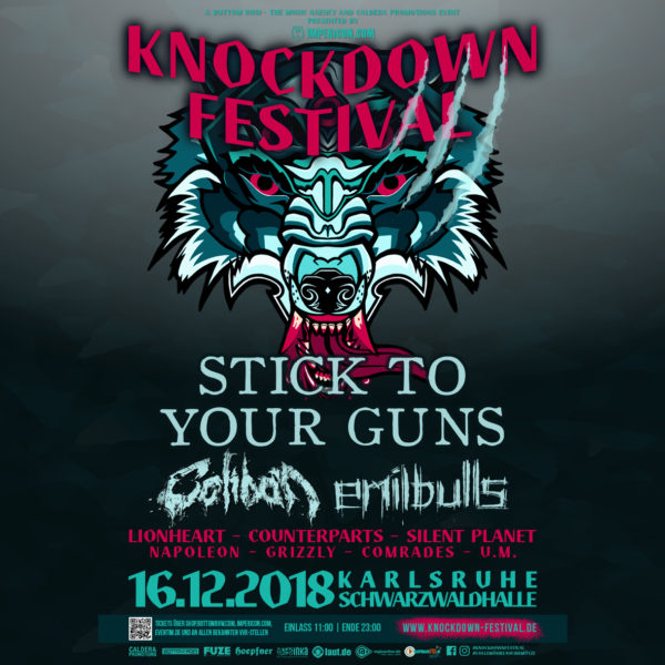 KnockDownFestival2018 Plakat Juli 2018
