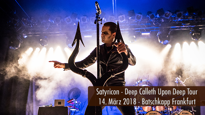 Satyricon Deep Calleth Upon Deep Tour 2018 Batschkapp Frankfurt