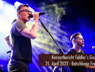 Artikelbild Konzertbericht Fiddlers Green Batschkapp Frankfurt 2022
