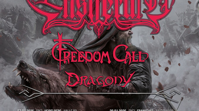 Flyer Ensiferum Winter Storm over Europe Tour 2026